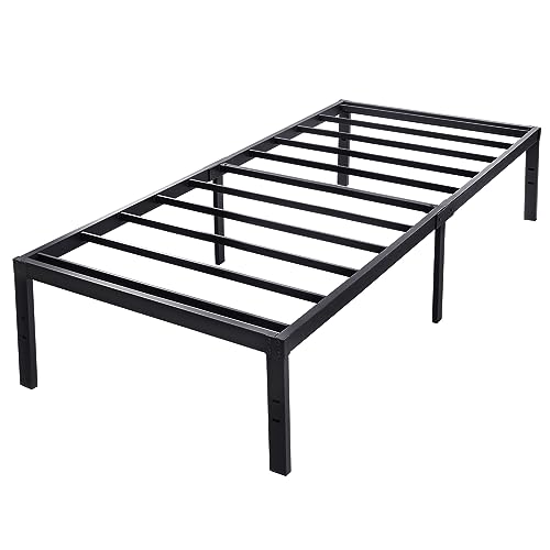 Montafox Metallbett Bett Bettgestell Bettrahmen 90x200x41 cm | 140x200x41 cm | 200x200x41 cm mit Lattenrost Metall 41cm H schwarz, Größe:90 x 200 x 41 cm