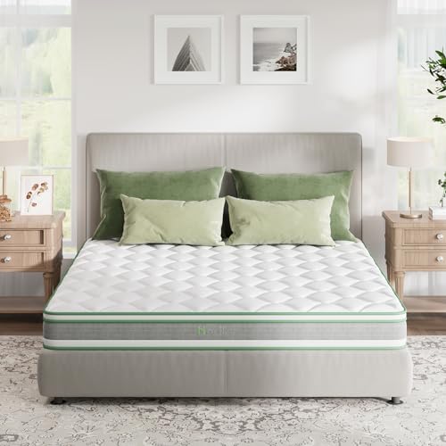 Novilla Matratze 150x190 H3 Boxspringmatratze Taschenfederkernmatratze mit Gel-Schaumstoff und Microfaser-Bezug 3 Zonen Federkernmatratze Öko-Tex Zertifiziert Höhe 20cm