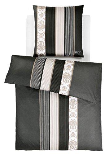 Joop 4022 Ornament Stripe Schwarz Bettwäsche-Set