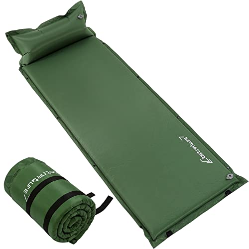 Clostnature Camping Selbstaufblasende Isomatte – 3,8/5/7,6 cm Dick Outdoor Selbstaufblasbare Schlafmatte mit Kleines Packmaß, Leicht Aufblasbare Luftmatratze für Sport, Trekking, Winter