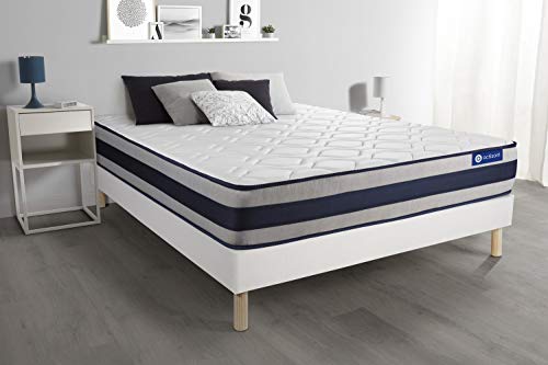 Actilatex Ergo matratze 160x210cm + Bettgestell mit lattenrost - Dicke : 24cm - Latex und Memory-Schaum - H4