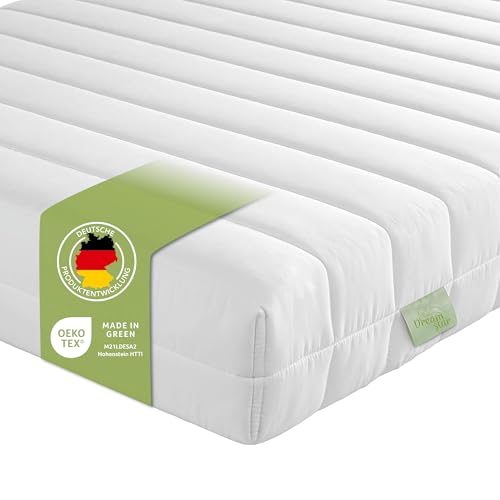 DREAMSTAR Easy Flex | ergonomische 7-Zonen Kaltschaummatratze | Öko-Tex Zertifiziert | Härtegrad 2 und 3 (H2 & H3) | Rollmatratze | Matratze I 140 x 200 cm