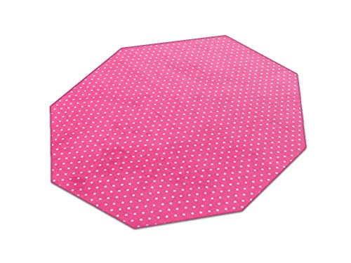 HEVO Laufgitter Einlage und Unterlage Vorwerk Petticoat pink Teppich 200x200 cm Achteck