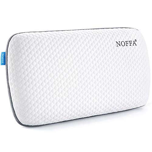 NOFFA Memory Foam Kissen 40x60 cm, Fest Hart Schlafkissen Viskoelastisch, Orthopädisches Nackenstützkissen Seitenschläfer, Ergonomisches Kopfkissen Rückenschläfer