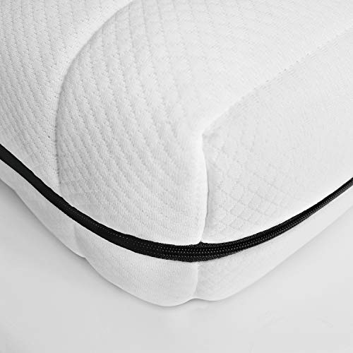 Mister Sandman Matratze 100x200, Kaltschaummatratze, Matratze Comfort atmungsaktiv, Bequeme Kaltschaummatratze, Matratze H2, 11 cm hoch, Top Schaumstoffmatratze, Versand als Rollmatratze