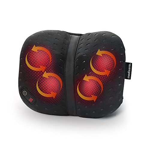 medisana CL 300 Shiatsu-Massagekissen mit Wärmefunktion, individuelle ergonomische Anpassung an den Rücken mit 4 Massageköpfen für Schultern, Rücken, Beine und Nacken