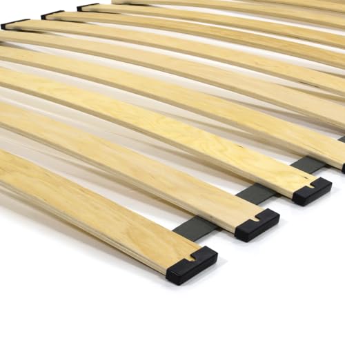 FURNIFY Rolllattenrost Lattenrost Birken Bettrost Holzlatten Federleisten (70 x 200 cm)