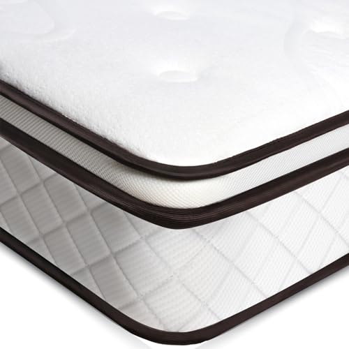 wowttrelax H4 Matratze 140x190 fest Härte 24cm Höhe, XXL Härtegrad Federkernmatratze 140x190 Premium Matratzen 7-Zonen, mit 1200 Taschenfedern - 90 Nächte Probeschlafen - Oeko-Tex Zertifiziert