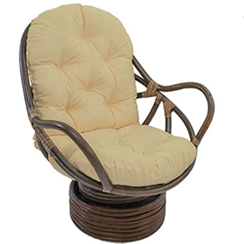 EXQULEG Niedriglehner Auflage Sitzkissen 120X60cm Stuhlauflage Stuhlkissen Garten Sitzpolster für Gartenstühle Rückenkissen Polster (Beige2)