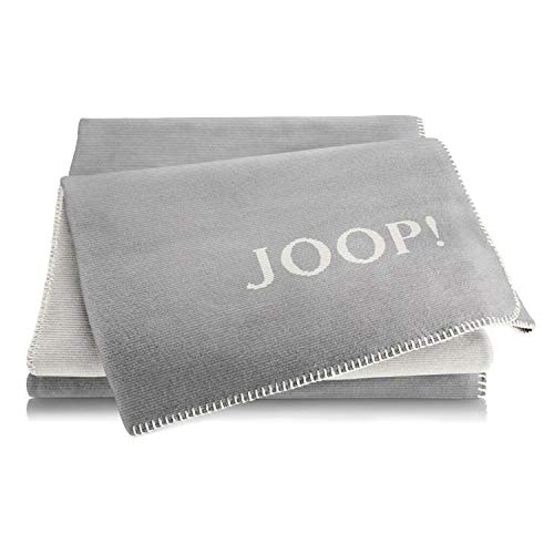 JOOP! Plaid Melange Doubleface | Graphit-Ecru - 150 x 200