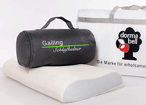 Dormabell Nackenstützkissen Cervical + Reisetasche + Aufbewahrungstasche (NB3V)