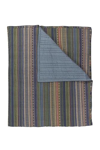 PIP Studio Tagesdecke Ribbon Farbe Blau Grün Größe 220 x 260 cm