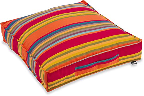 HOCK Matratzenkissen Outdoor Yucatan (50x50x10cm, Orange)