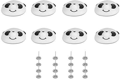 Yilu 8 x Panda-Clip-Halter, Quilt-Clip, Panda-Schnalle, Bettlaken, rutschfest, Bettdeckenbezug, magnetisch, Anti-Bewegungs-Schnalle
