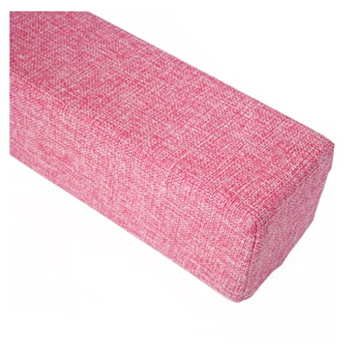 Generic Bettlückenfüller Sofakissen Matratzenbrücke Lückenfüller für Twin-/King-Betten strapazierfähiger Bettnahtfüller Kopfteillücke gefüllt (Color : Pink, Size : 20X18X180cm)