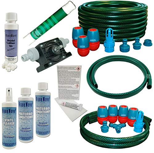 AQUA REFIT Wasserbetten Service Set Befüllset Entleerungsset Dual Pflegeprodukte Pumpe