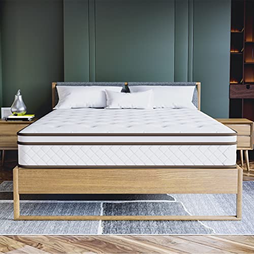 wowttrelax Matratze 140x200 h3 h4 24cm Höhe Federkernmatratze 7-Zonen orthopädische atmungsaktiv Memory Foam Schaum Spring Matraze Öko-Tex Zertifiziert Tonnentaschenfederkernmatraze