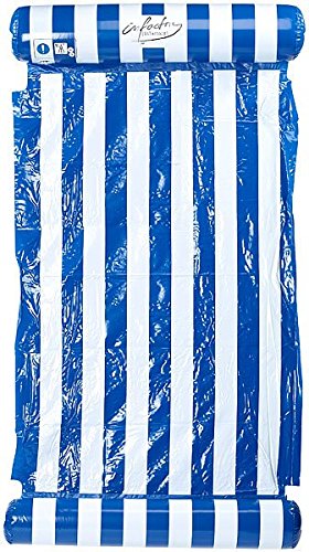 infactory Schwimmhängematte: Ultrabequeme Wasser-Hängematte 130 x 70 cm (Luftmatratze Wasser, Luftmatratze Hängematte, Wasserspielzeug)