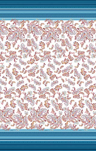 Bassetti Foulard, Baumwolle, Azur, 350X270