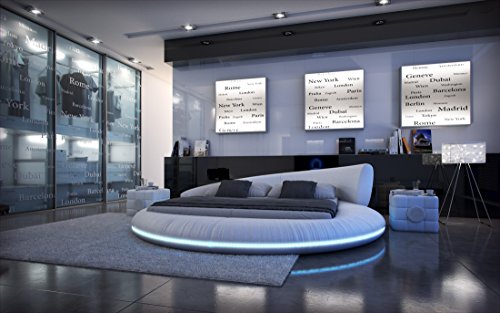 Sofa Dreams Wasserbett Mezzo LED komplett mit sämtlicher Technik und Matratze 180 x 200 cm - 200 x 220 cm