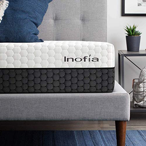 Inofia Matratze Memory Foam Matratze 200x200 Kaltschaummatratze 2in1 Liegehärten H3&H4 mittelfest&fest,Höhe 22cm,waschbar Bezug für Allergiker,100 Nächte Probeschlafen,10 Jahre Garantie