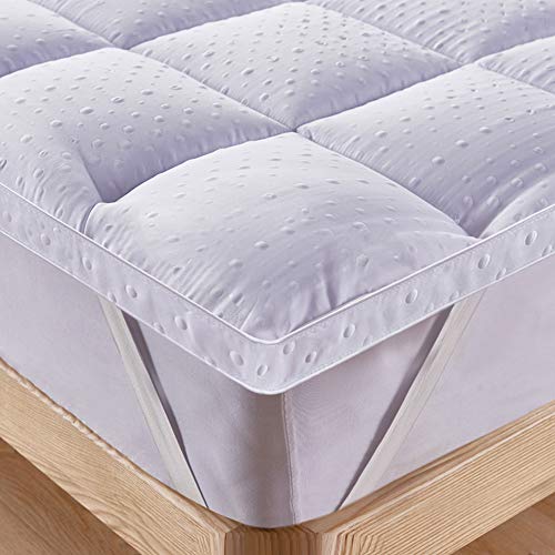 Bedecor Unterbett Matratzen Auflage Soft-Topper, Luxus-3D-Massage Bubbbles Abdeckung 120x200 cm