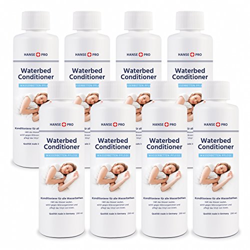 HANSE PRO Waterbed Conditioner (8 x 250 ml) I für alle Wasserbetten geeignet I Konditionierer I Wasserbetten-Pflege I Wasserbett-Zubehör