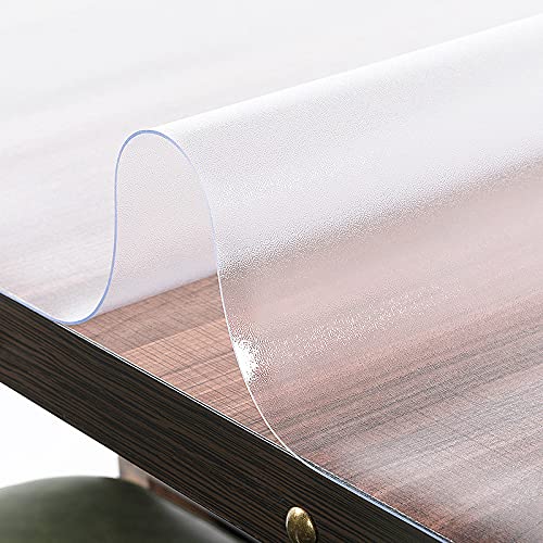 LIUJIU PVC Tischdecke Quadrat für Küche Esstisch Kunststoff Wischtuchreinigung Tischdecke für Indoor Outdoor,60x210cm