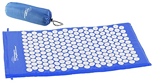 newgen medicals Akupressurmatte: Große Entspannungsmatte mit 6930 Druckpunkten, 75 x 43 x 2 cm (Massagematte mit Noppen, Rückenmatte mit Noppen, Gesundheitsmatte)