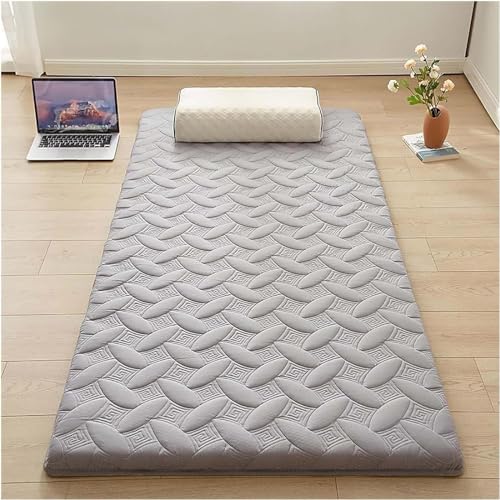 MAYFABD Japanische Faltbare Tatami-Matratzenmatte Japanische Futon-Bodenmatratze Klappbett Tragbare Camping-Matratze rutschfeste Bodenliege Schlafsofa für Kinderzimmer Gästebett,B,150x200cm