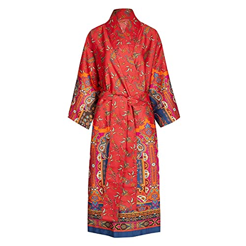 Bassetti Kimono Piazza dei Normanni R1 Rosso 100% Baumwolle, Größe: L-XL, 9314407