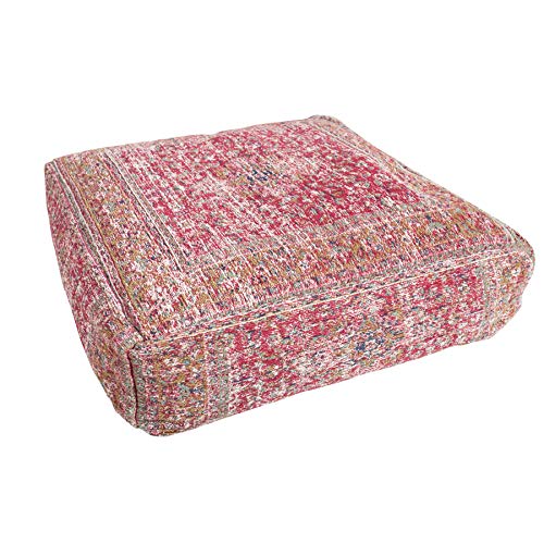 Invicta Interior Orientalisches Bodenkissen XL Old MARRAKESCH 70cm rot florales Muster Sitzkissen Kissen