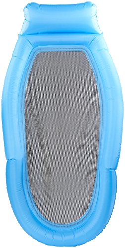 infactory Wasserhängematte: Wasser-Hängematte mit Netz-Liegefläche & Transport-Tasche, 178 x 94 cm (Wasserhängematte mit Netz, Luftmatratze mit Netz, wasserhangematte)
