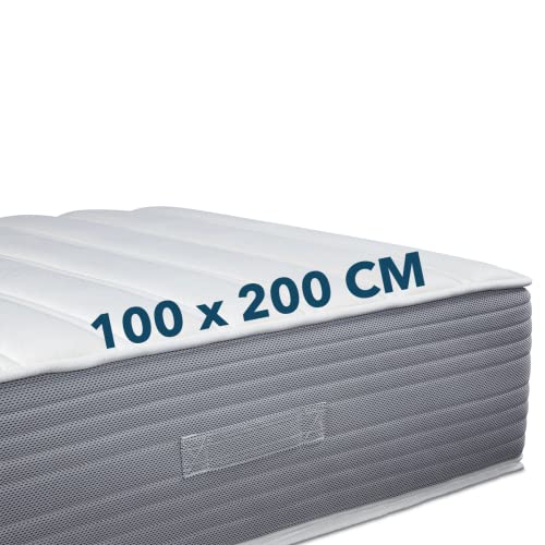 Ortho-Relax Boxspring Feeling Matratze 100x200 cm, 30cm, Matratze inklusive Topper, Härtegrad H2-3, 100 Nächte Probeschlafen, 2in1 Wendematratze mit Viscoschaum und Memory-Effekt, ÖkoTex 100