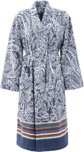 Bassetti NOTO Kimono aus 100% Baumwollsatin in der Farbe Grau G1, Größe: L-XL - 9321935