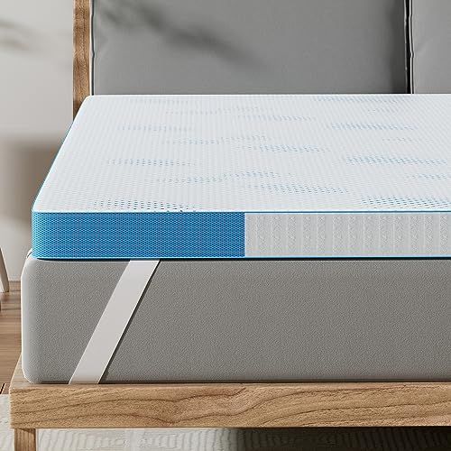 BedStory Gel Topper 140x200cm-7,6cm Höhe Gel Matratzentopper H3/H4 aus Kaltschaumkern, Matratzenauflage für Boxspringbett Wohnwagen Schlafsofa