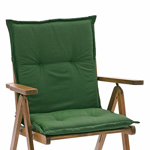 Auflagen für Sessel Niederlehner Mittellehner 105 x 49 x 6 cm in grün Rio 50318-201 ohne Sessel (1)