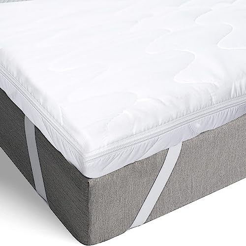 HIGH LIVING matratzentopper Kaltschaum Topper 90x200cm für Betten, Schlafsofas, Boxspringbetten