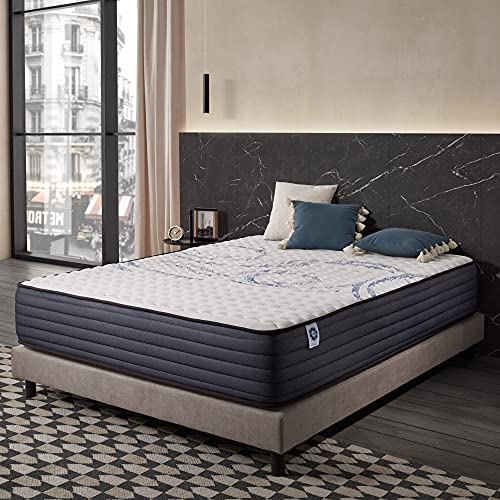 Naturalex - Matratze 140x200 cm Perfectsleep Kaltschaummatratze Härtegrad H4 - Öko-Tex Zertifiziert - Latex Blue 7 Zonen Matratze Höhe 30 cm - Made in EU