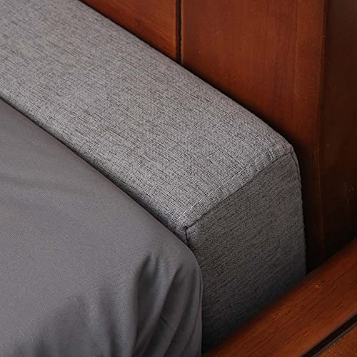 YURRO Dickes Bett-Wandspaltenfüller, Memory-Schaum-Kopfteil gepolstert, Matratzenverlängerung, Bettbrücke, Doppelbett-zu-King-Size-Konverter-Set, langes Kissen, 200x20x15cm