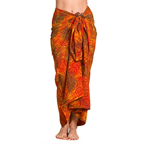 PANASIAM Sarong B010 Orange tones, L