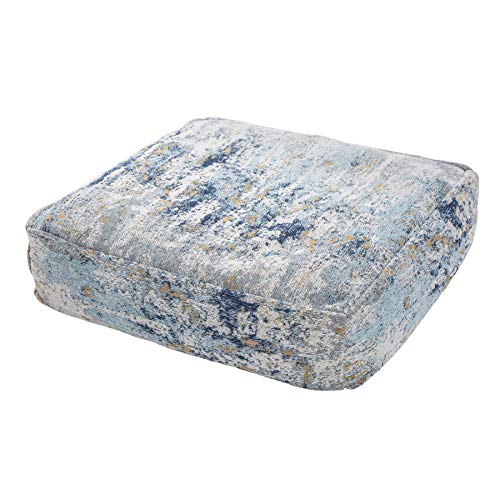 invicta INTERIOR Design Bodenkissen XL ABSTRAKT 70cm blau beige abstraktes Muster Sitzkissen Kissen