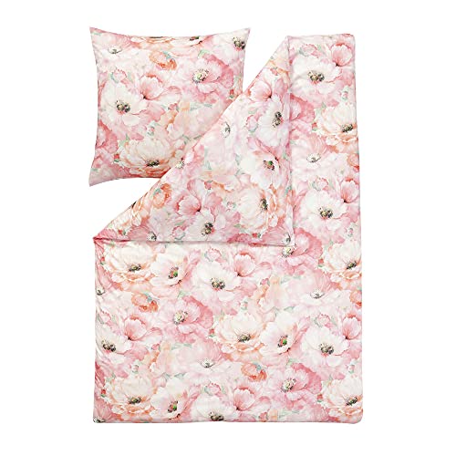 ESTELLA Atelier Bettwäsche Claire Farbe rosa Größe 155x220 + 80x80