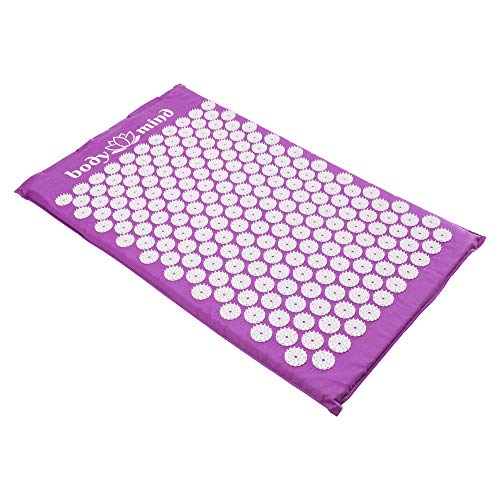 Akupressur-Matte Yogi Nagelmatte Ensptannungs- und Massagematte Akupunkturmatte zur Lockerung von Entspannungen für Körper und Geist mit 13.662 Spitzen (Größe XL (130x50cm))