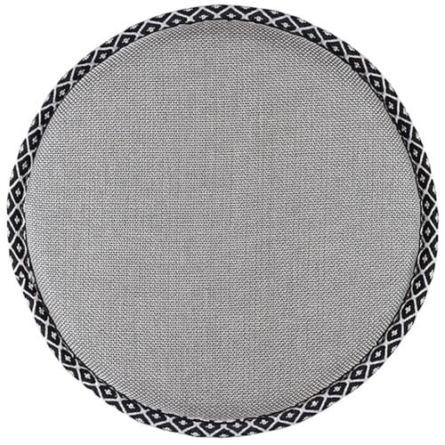 MOODMUSE Runde Hocker-Kissen,Rund Stuhlkissen 30cm/33cm/35cm/40cm/45cm Rund Sitzkissen rutschfeste Kleine Hocker Stuhlpolster Mit Krawatten (Color : Color7, Size : 30 * 30 * 3cm)